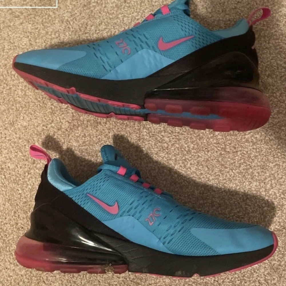 Nike Blue and Pink Athletic Shoes - Picture 2 of 4